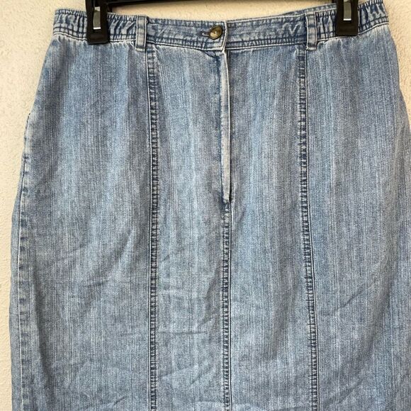 Vintage Gotcha Covered Denim Skirt Size 10 EUC - Picture 4 of 6